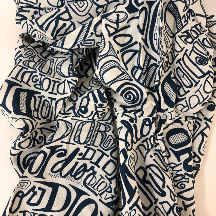 Dior Dior Graffiti Logo Shirt US M Size US M / EU 48-50 / 2 - 9 Thumbnail