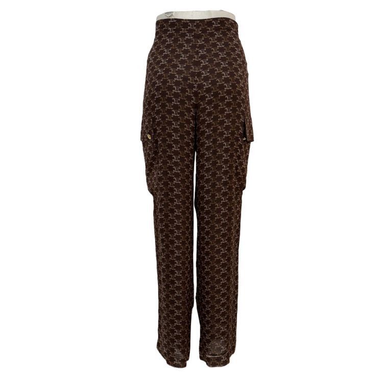 Celine Celine Triomphe Pattern Pants Size 34 Size 25" / US 0 / IT 36 - 2 Thumbnail