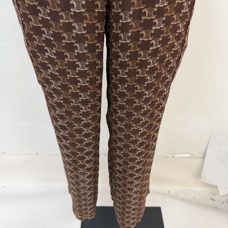 Celine Celine Triomphe Pattern Pants Size 34 Size 25" / US 0 / IT 36 - 7 Thumbnail