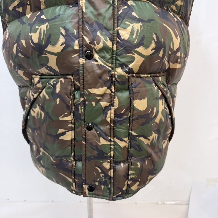 Celine Celine Camouflage Puffer Vest Size S Size US S / EU 44-46 / 1 - 9 Thumbnail