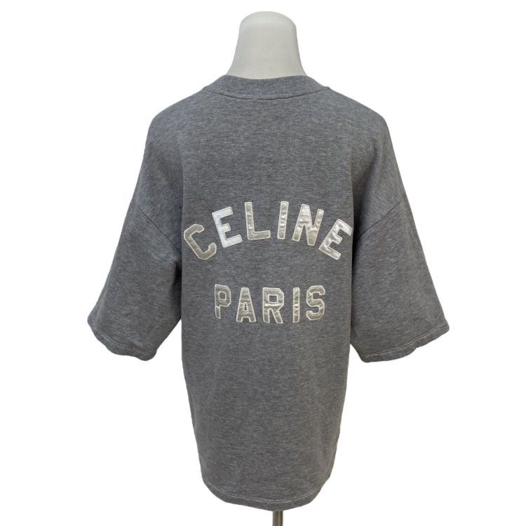 Celine Céline Lace-Up Logo Sweatshirt Size XS Size XS / US 0-2 / IT 36-38 - 2 Thumbnail