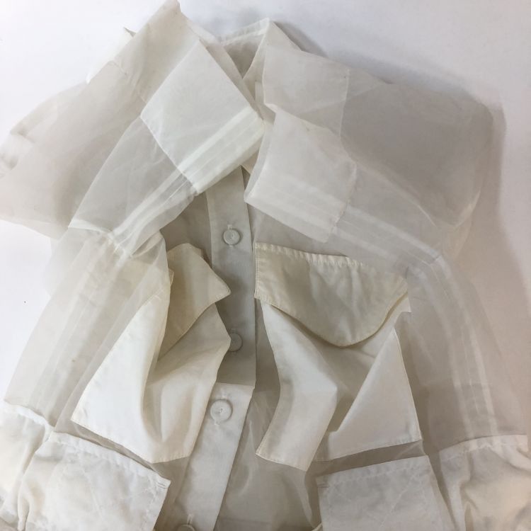 Celine Celine Sheer Button Up Shirt Size 34 Size XS / US 0-2 / IT 36-38 - 9 Thumbnail