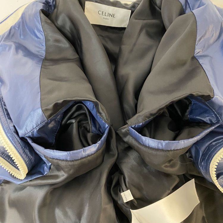 Celine Celine Striped Collar Bomber Size 50 Size US M / EU 48-50 / 2 - 11 Thumbnail