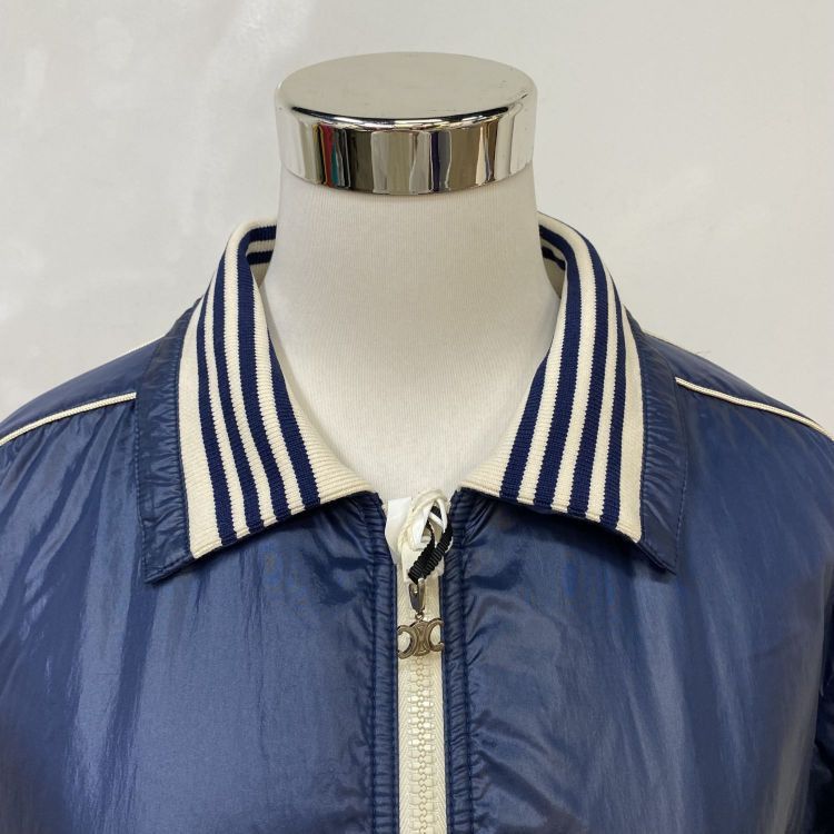 Celine Celine Striped Collar Bomber Size 50 Size US M / EU 48-50 / 2 - 7 Thumbnail