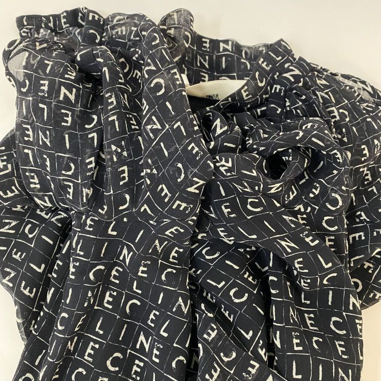 Celine Celine Logo Print Dress Size 38 Size S / US 4 / IT 40 - 10 Thumbnail
