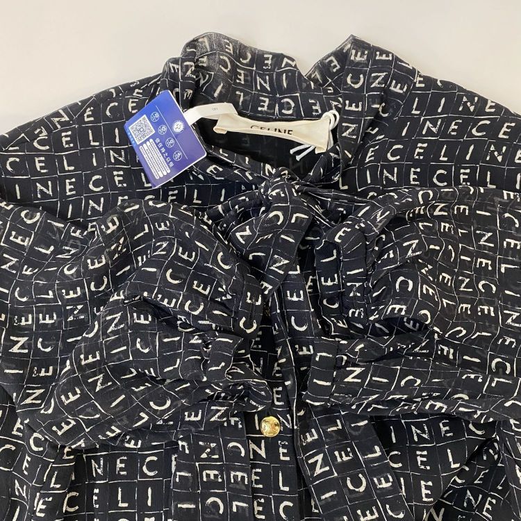 Celine Celine Logo Print Dress Size 38 Size S / US 4 / IT 40 - 9 Thumbnail