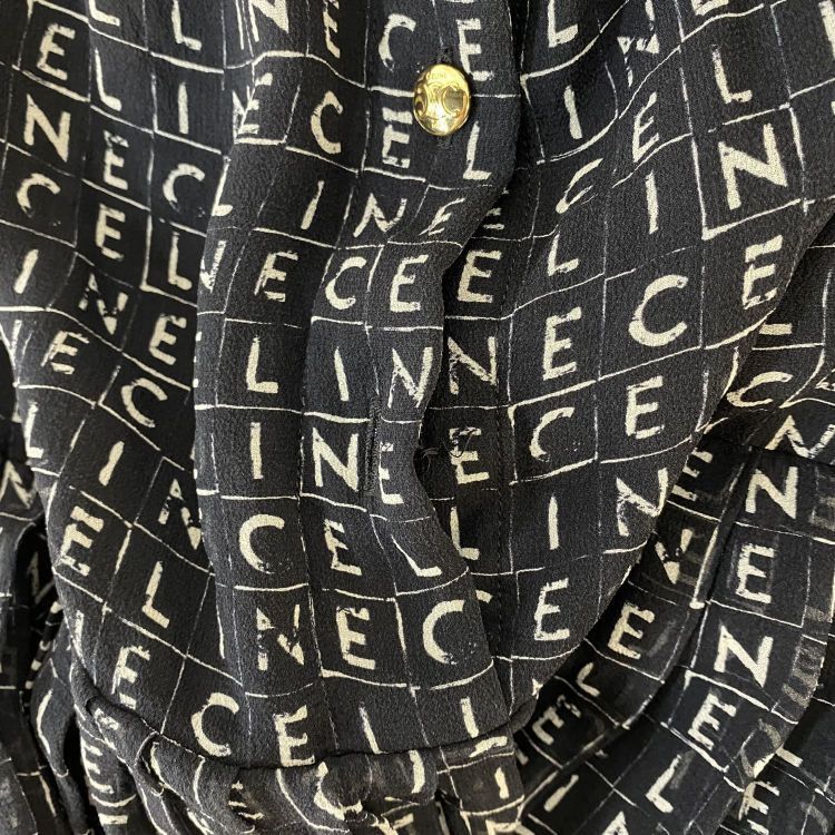 Celine Celine Logo Print Dress Size 38 Size S / US 4 / IT 40 - 11 Thumbnail