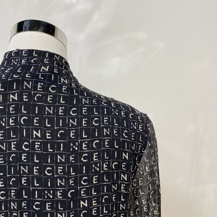 Celine Celine Logo Print Dress Size 38 Size S / US 4 / IT 40 - 8 Thumbnail