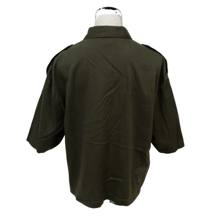 Celine Celine Gold Button Military Shirt Size 38 Size S / US 4 / IT 40 - 2 Thumbnail