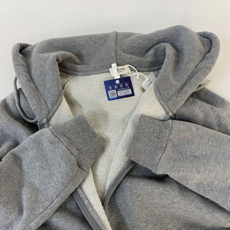 Celine Celine Logo Zip-Up Hoodie Size M Size US M / EU 48-50 / 2 - 13 Thumbnail
