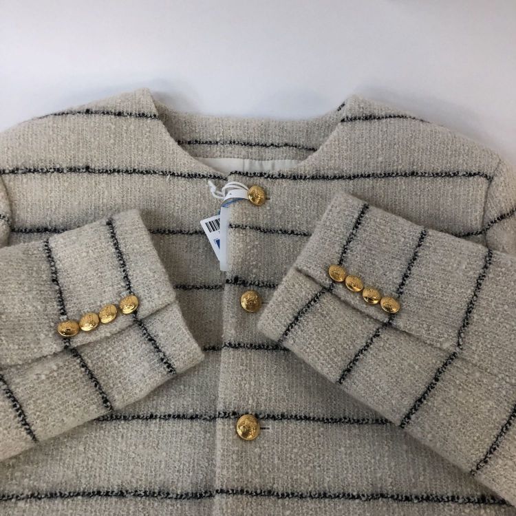 Celine Celine Striped Tweed Jacket Size 42 Size M / US 6-8 / IT 42-44 - 9 Thumbnail