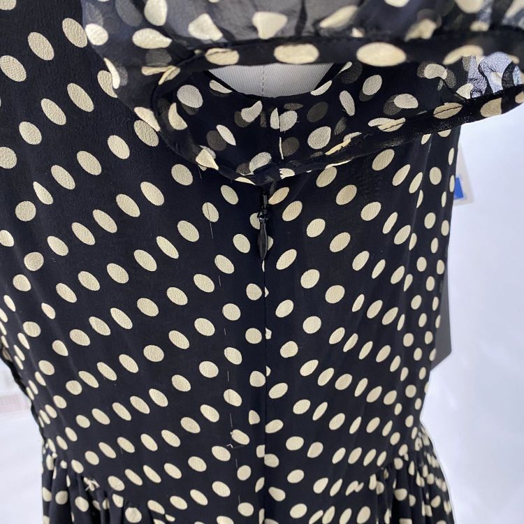 Celine Celine Polka Dot Silk Dress Size 38 Size S / US 4 / IT 40 - 7 Thumbnail