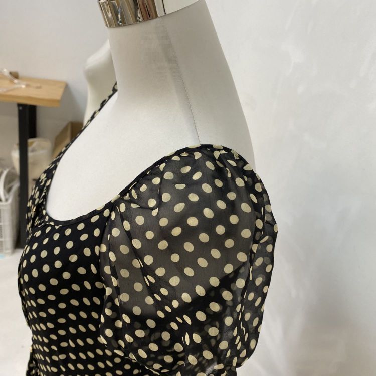 Celine Celine Polka Dot Silk Dress Size 38 Size S / US 4 / IT 40 - 8 Thumbnail