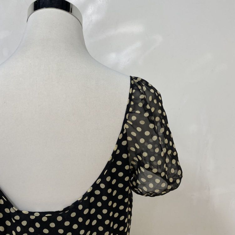 Celine Celine Polka Dot Silk Dress Size 38 Size S / US 4 / IT 40 - 9 Thumbnail