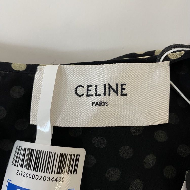 Celine Celine Polka Dot Silk Dress Size 38 Size S / US 4 / IT 40 - 3 Thumbnail