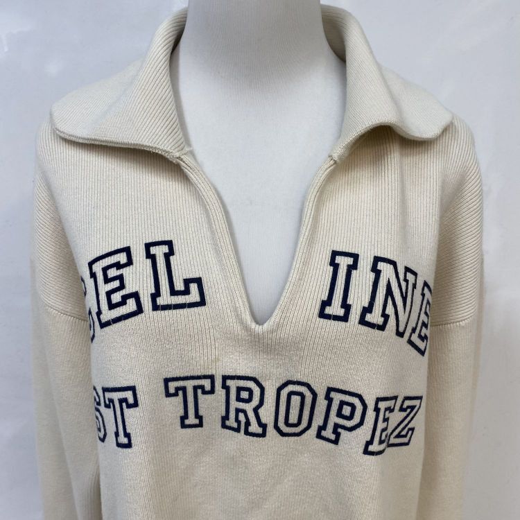 Celine Celine St Tropez Logo Sweater Size L Size L / US 10 / IT 46 - 5 Thumbnail