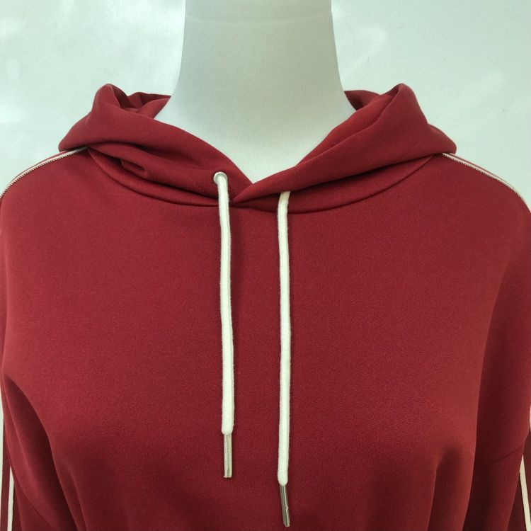 Celine Celine Logo Band Striped Hoodie Red Size S / US 4 / IT 40 - 7 Thumbnail