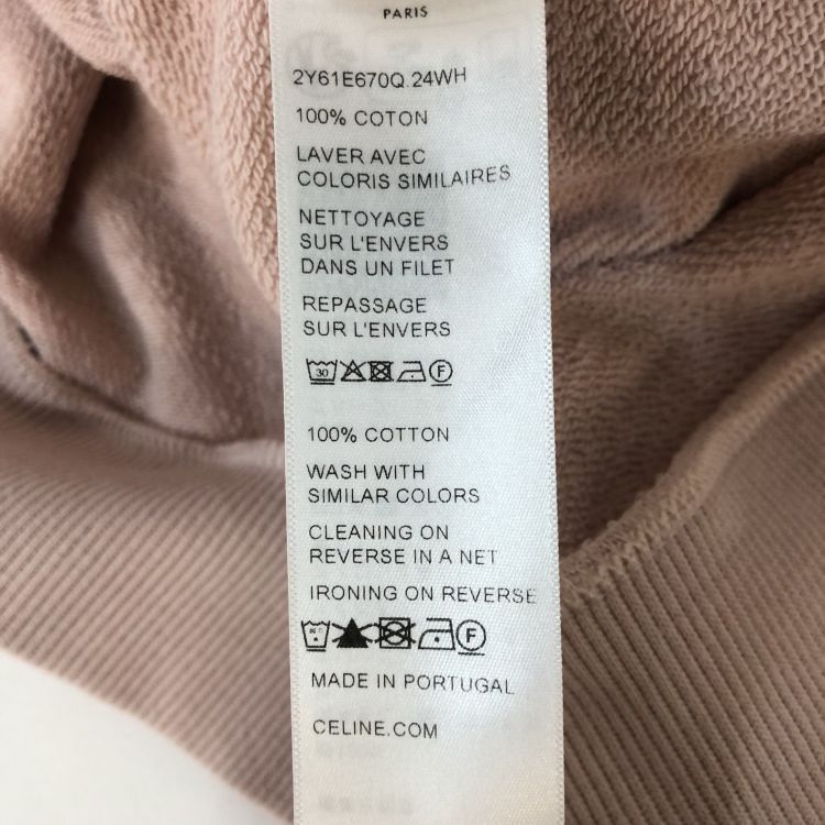 Celine Celine Pink Logo Sweatshirt M Size M / US 6-8 / IT 42-44 - 5 Thumbnail