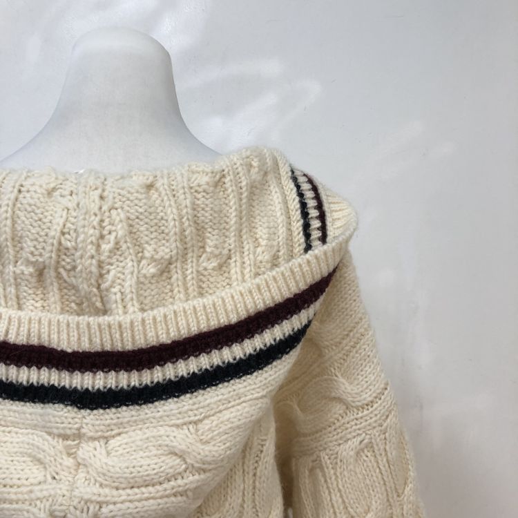 Celine Celine Cable Knit Hoodie Size M Size M / US 6-8 / IT 42-44 - 8 Thumbnail
