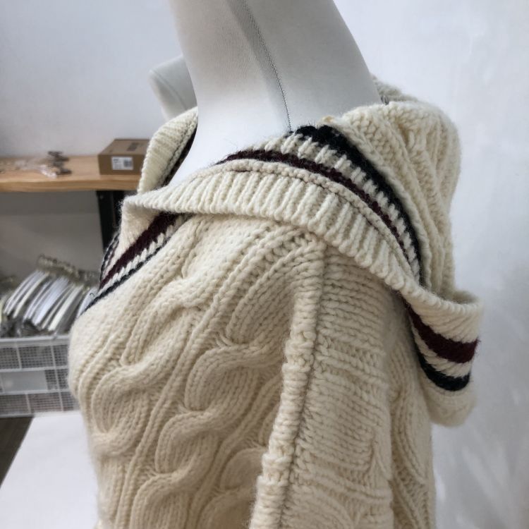Celine Celine Cable Knit Hoodie Size M Size M / US 6-8 / IT 42-44 - 7 Thumbnail