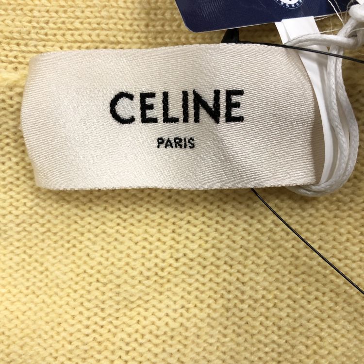 Celine Celine Yellow Cashmere Cardigan Size XS Size XS / US 0-2 / IT 36-38 - 3 Thumbnail