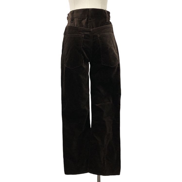 Celine Celine Triomphe Logo Velvet Pants Size 27 Size 27" / US 4 / IT 40 - 2 Thumbnail