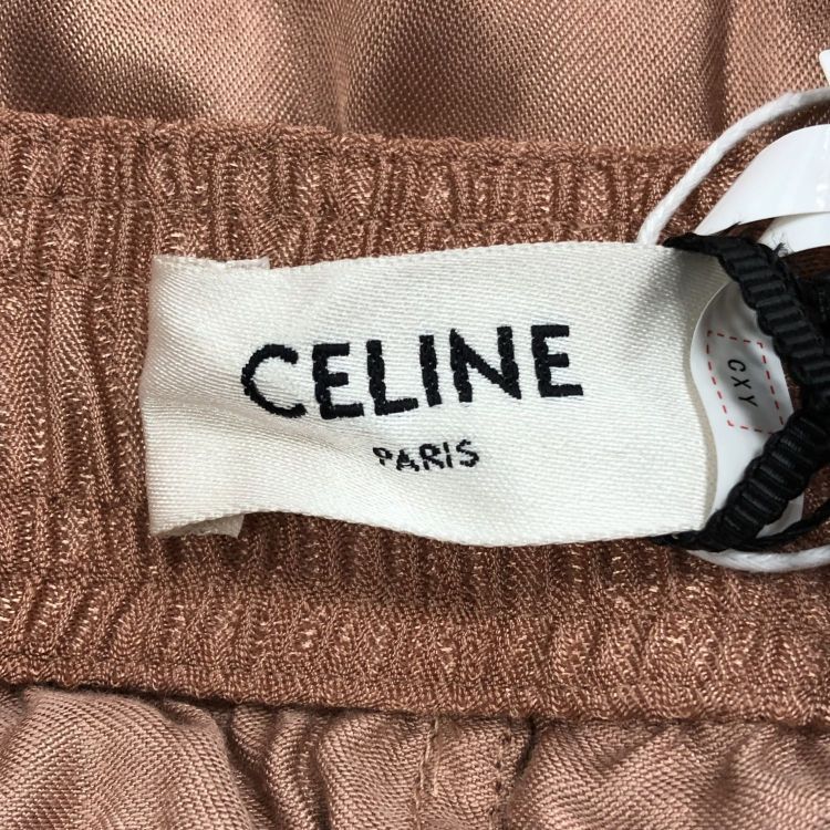 Celine Celine Side Stripe Satin Trousers Size 38 Size 27" / US 4 / IT 40 - 3 Thumbnail