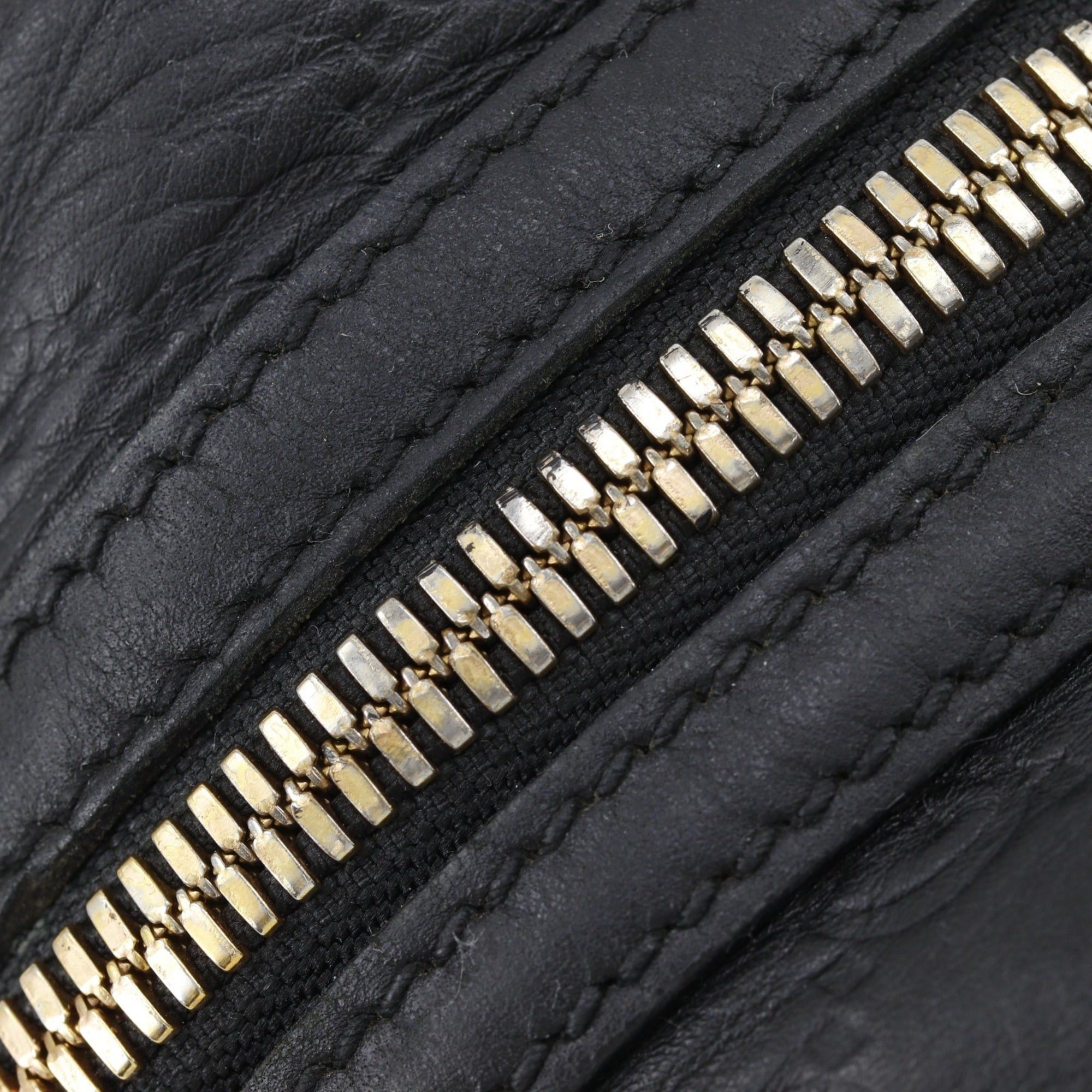 Gucci Gucci Guccissima handbag, Horsebit design, bamboo, discontinued model, embossed leather x made in Italy, 2003-2006, gold, 2-way, A5 size, women's. Size ONE SIZE - 11 Thumbnail
