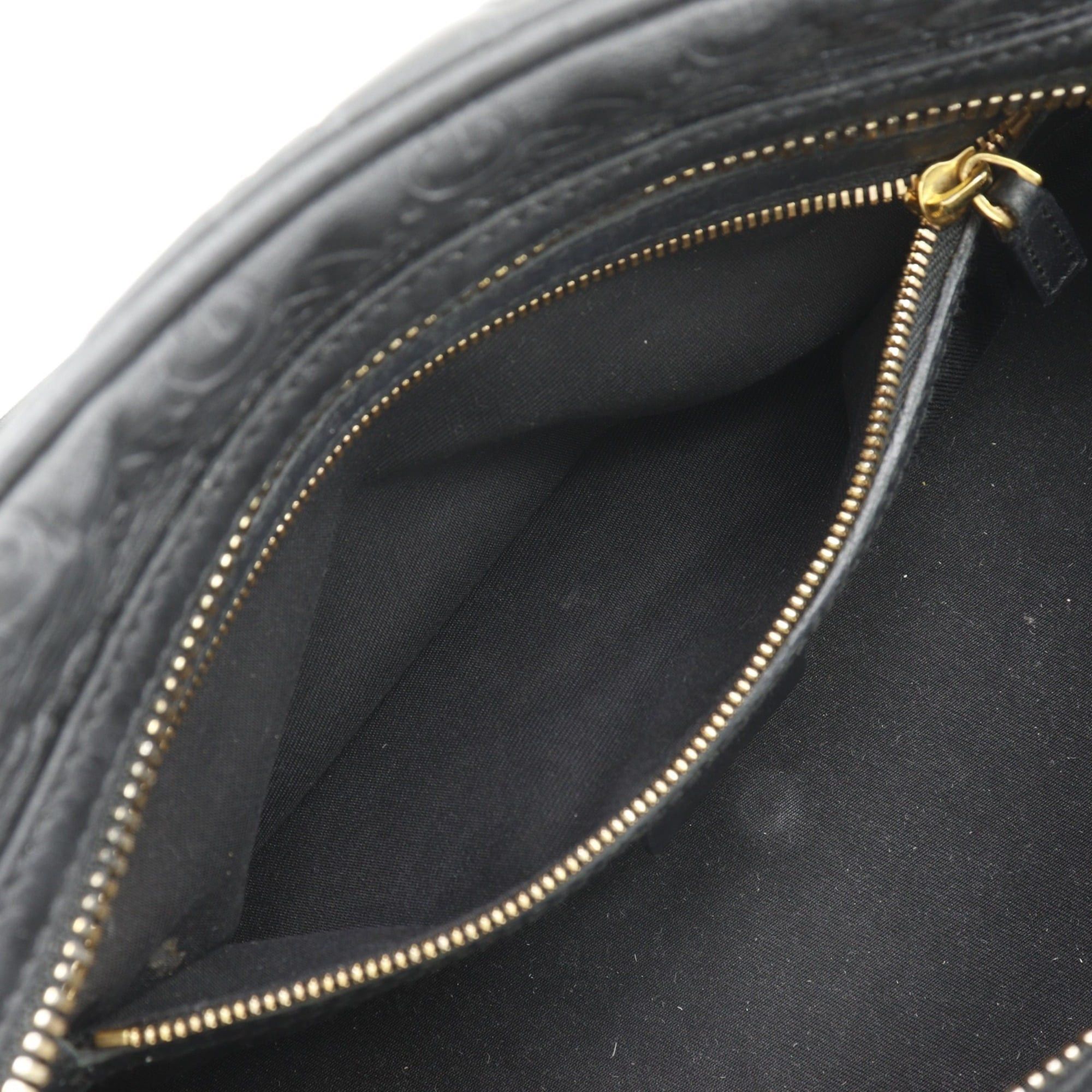 Gucci Gucci Guccissima handbag, Horsebit design, bamboo, discontinued model, embossed leather x made in Italy, 2003-2006, gold, 2-way, A5 size, women's. Size ONE SIZE - 7 Thumbnail