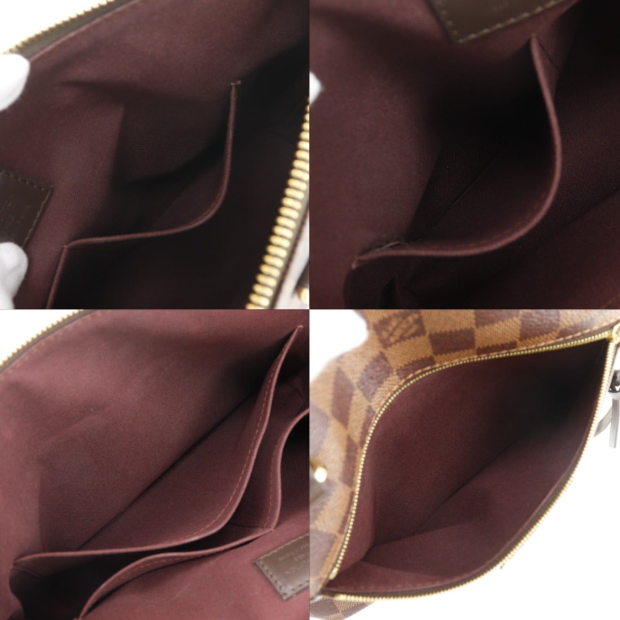 Louis Vuitton Louis Vuitton Jena PM Tote Bag N41012 Damier Canvas Brown FL0159 A4 Women's Size ONE SIZE - 7 Thumbnail