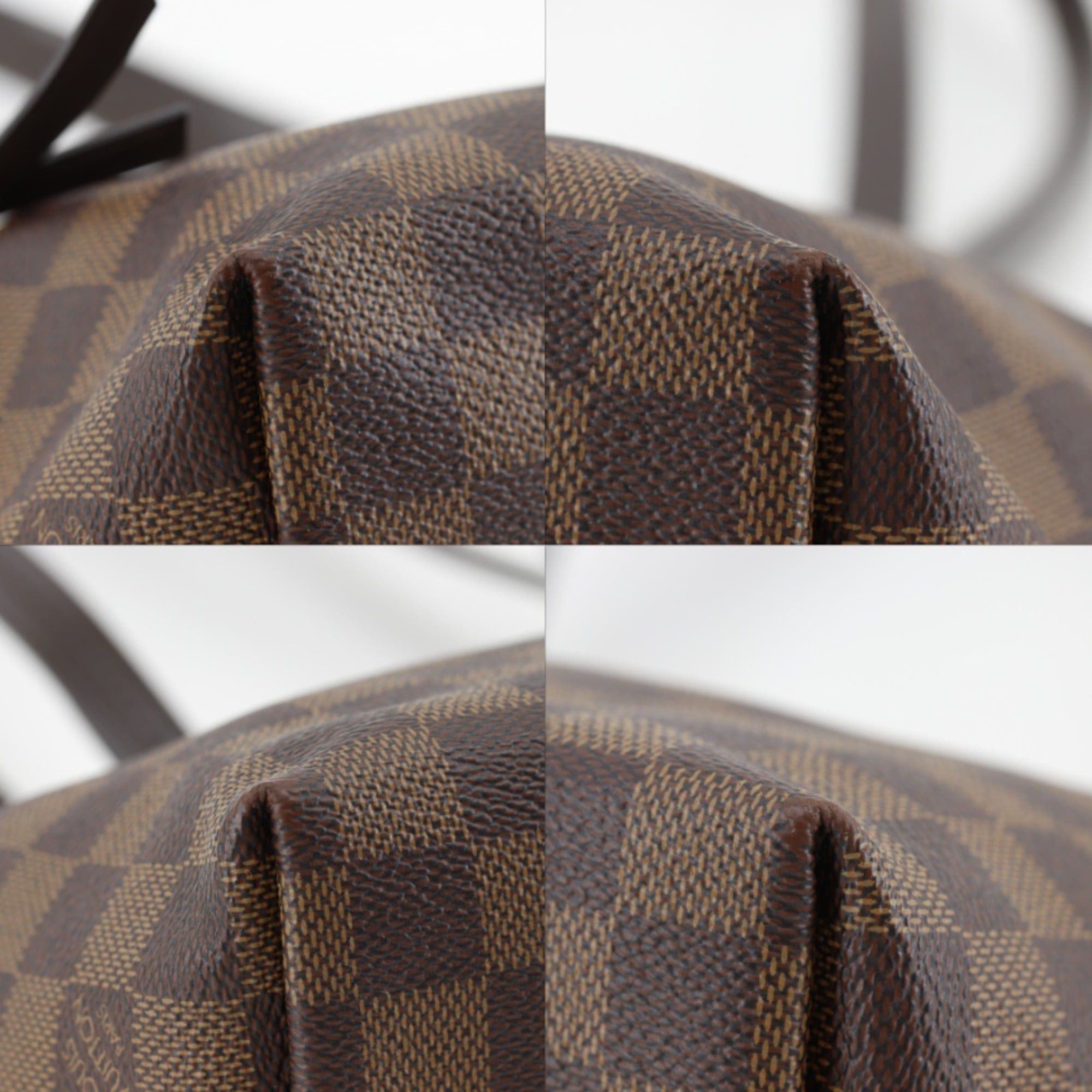 Louis Vuitton Louis Vuitton Jena PM Tote Bag N41012 Damier Canvas Brown FL0159 A4 Women's Size ONE SIZE - 4 Thumbnail