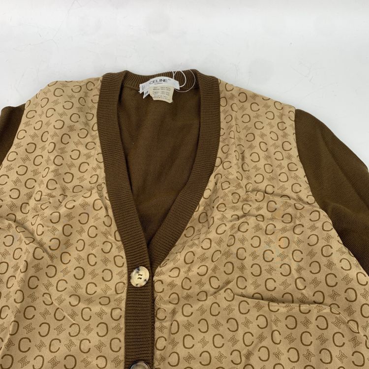 Celine Celine Triomphe Monogram Cardigan Size 38 Size S / US 4 / IT 40 - 4 Thumbnail