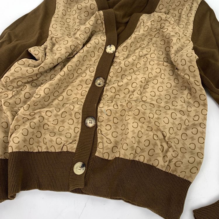 Celine Celine Triomphe Monogram Cardigan Size 38 Size S / US 4 / IT 40 - 5 Thumbnail