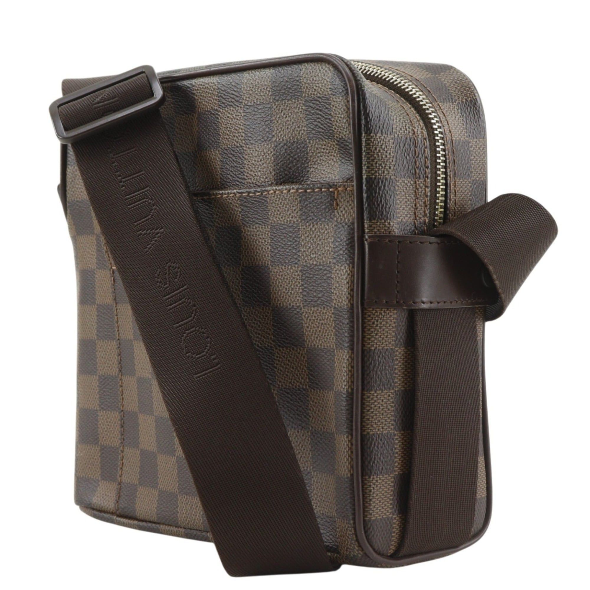Louis Vuitton Louis Vuitton Olaf PM Shoulder Bag N41442 Damier Canvas 2007 Brown MI2047 Unisex Size ONE SIZE - 2 Thumbnail