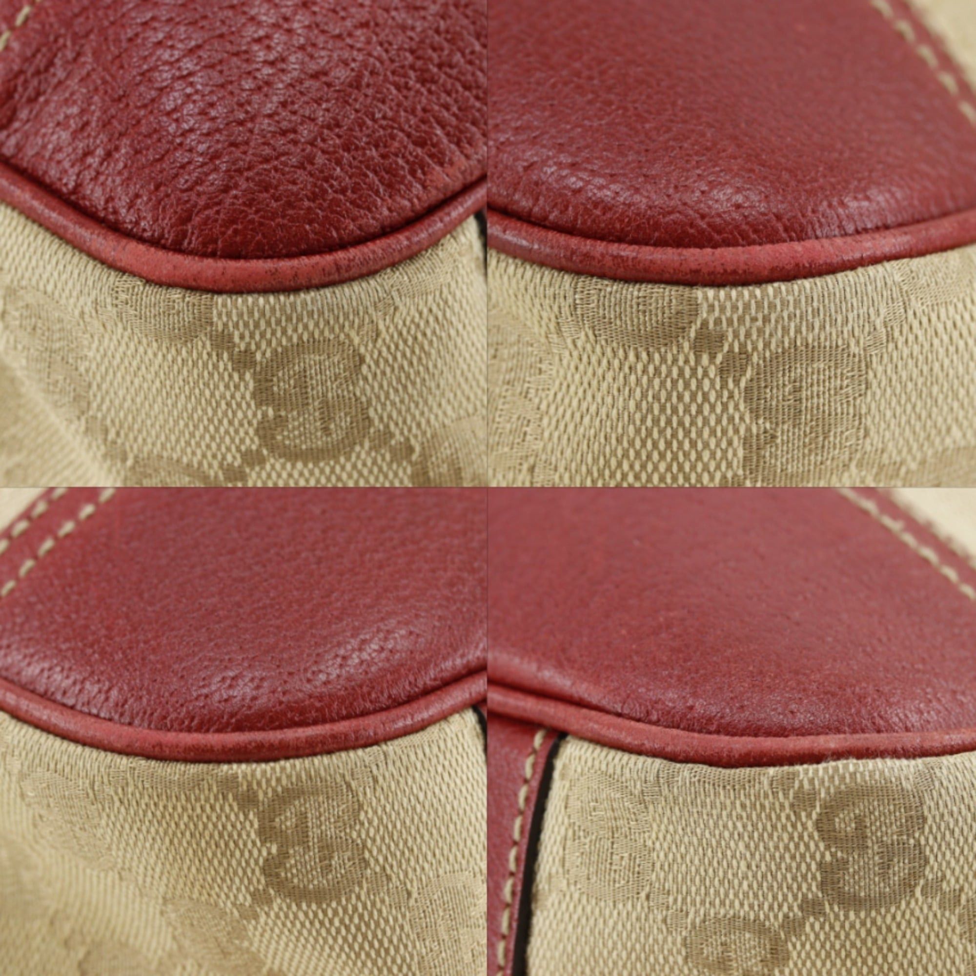 Gucci Gucci Princy Tote Bag 163805 GG Canvas Brown Ribbon A5 Snap Button Pretty Women's Size ONE SIZE - 4 Thumbnail