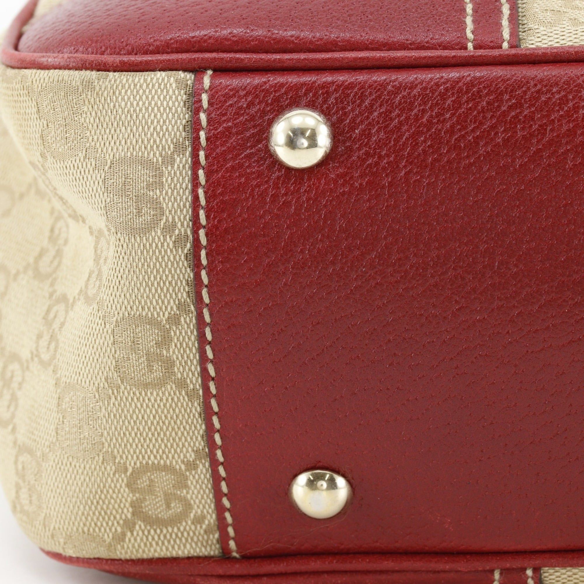 Gucci Gucci Princy Tote Bag 163805 GG Canvas Brown Ribbon A5 Snap Button Pretty Women's Size ONE SIZE - 12 Thumbnail