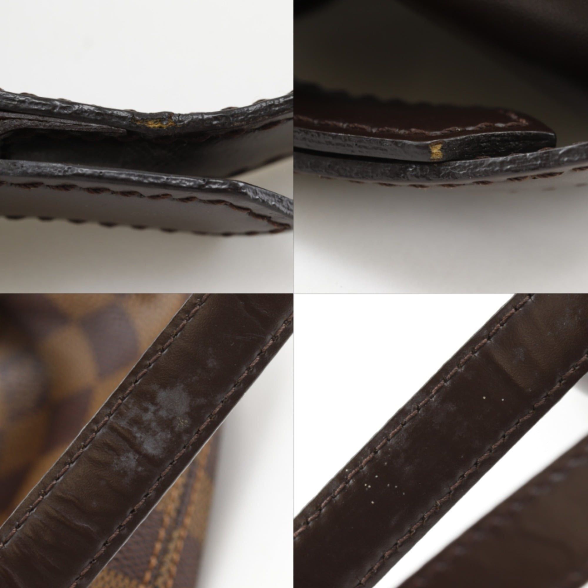 Louis Vuitton Louis Vuitton Soho Backpack/Daypack Bag N51132 Damier Canvas 1998 Brown TH1908 A5 Belt Buckle Women's Size ONE SIZE - 16 Thumbnail