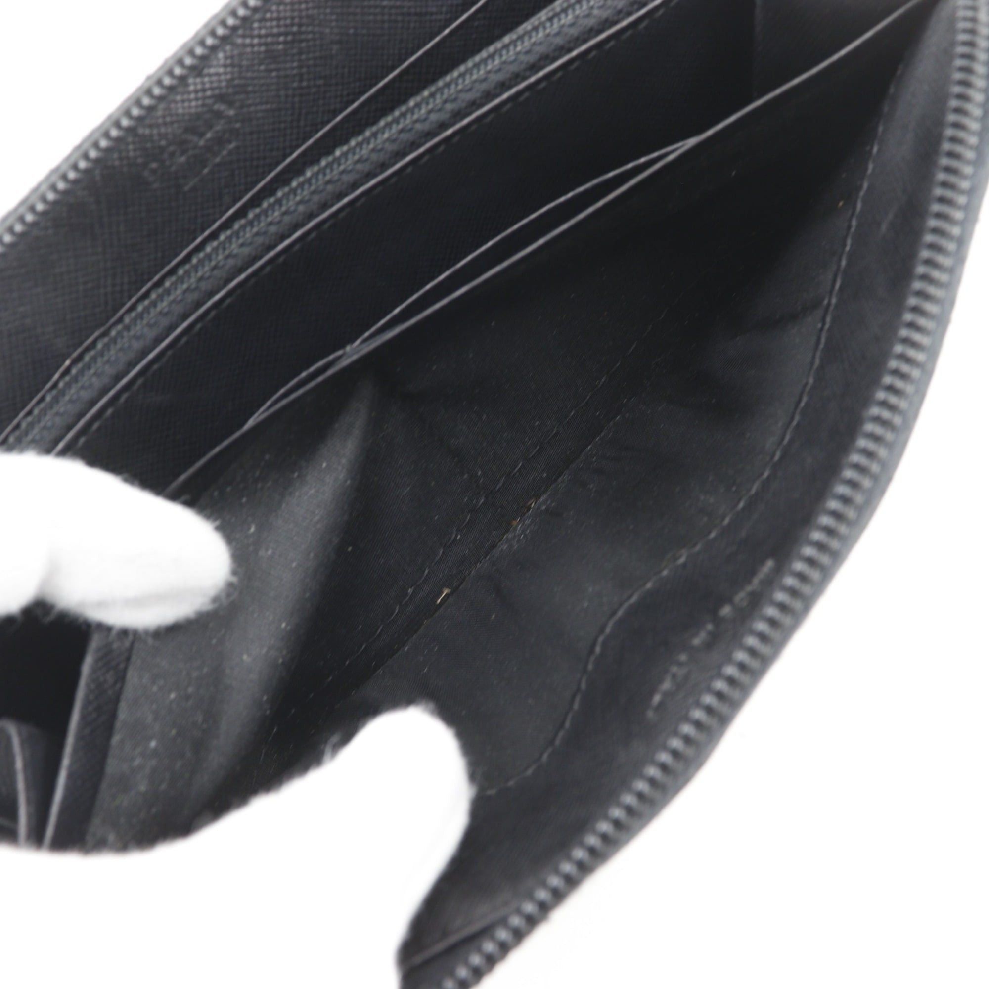 Prada Prada M506 Nylon Zip Around Long Wallet (Nero) - Unisex Size ONE SIZE - 6 Thumbnail