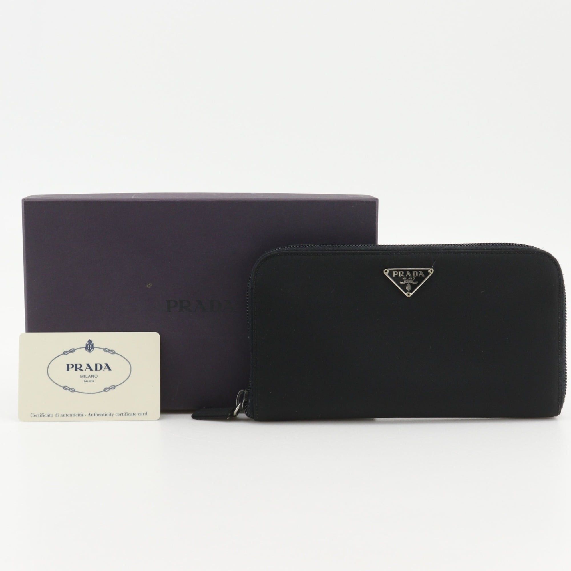 Prada Prada M506 Nylon Zip Around Long Wallet (Nero) - Unisex Size ONE SIZE - 17 Thumbnail