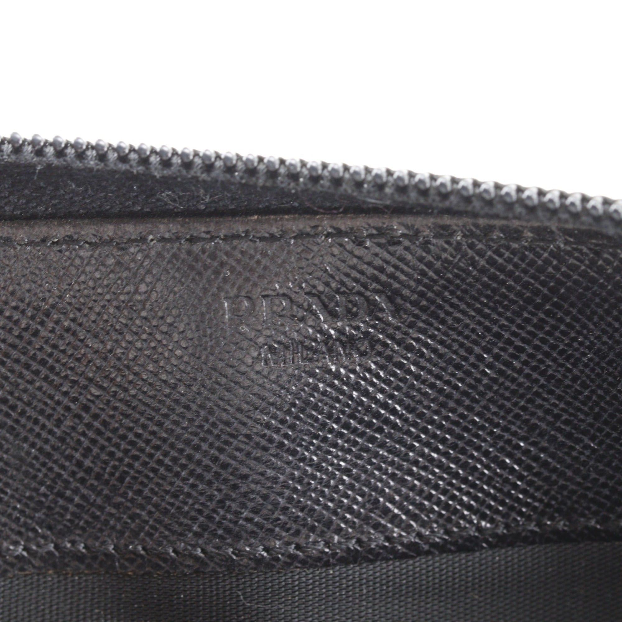 Prada Prada M506 Nylon Zip Around Long Wallet (Nero) - Unisex Size ONE SIZE - 10 Thumbnail