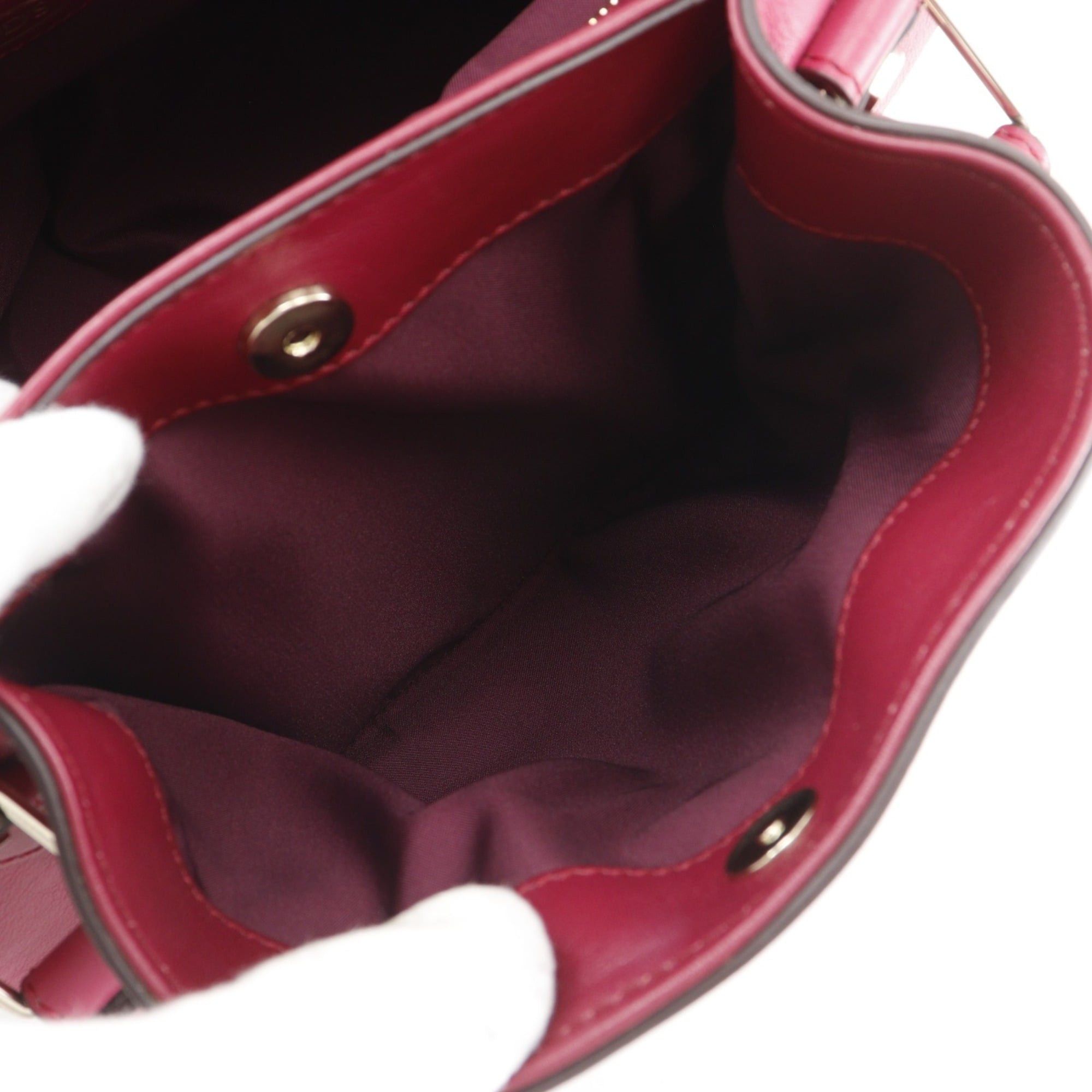 Tod's Tod's Flower Bag Tote Bag, Leather, Pink, A5 Size, Women's Size ONE SIZE - 7 Thumbnail