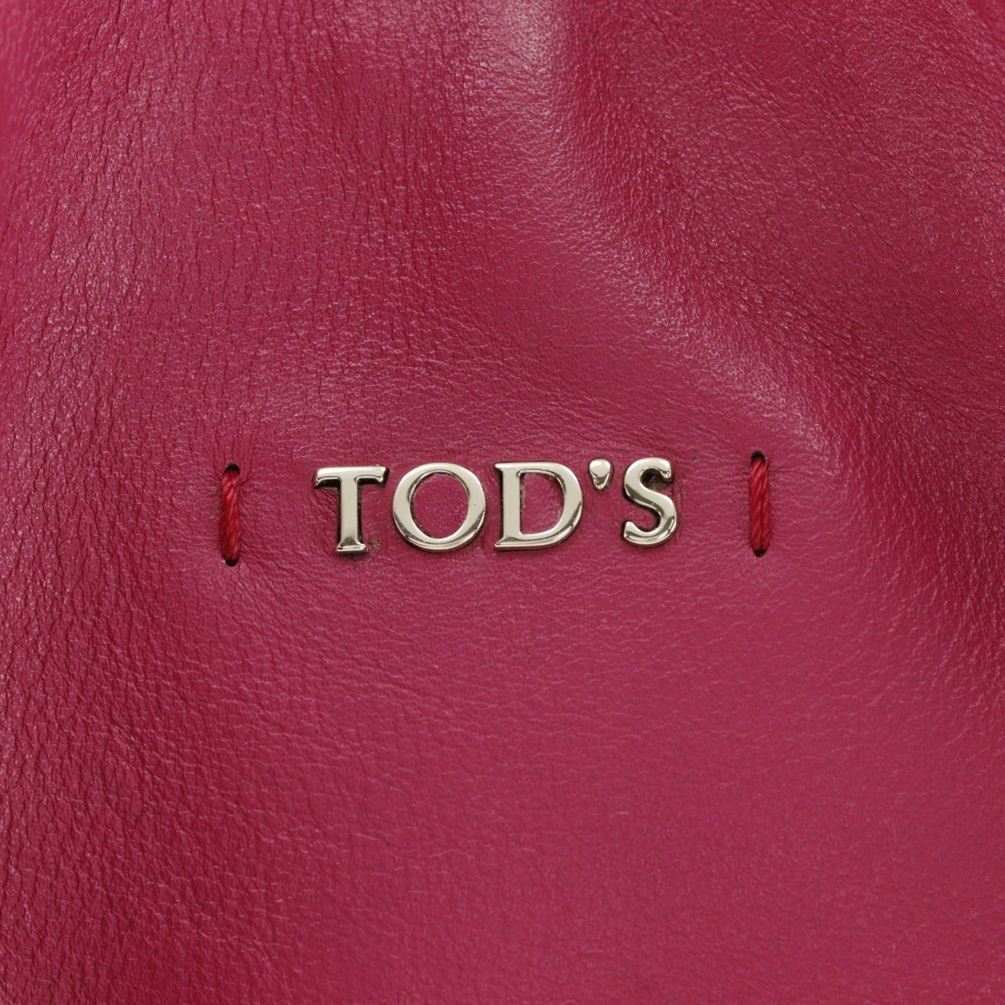 Tod's Tod's Flower Bag Tote Bag, Leather, Pink, A5 Size, Women's Size ONE SIZE - 16 Thumbnail