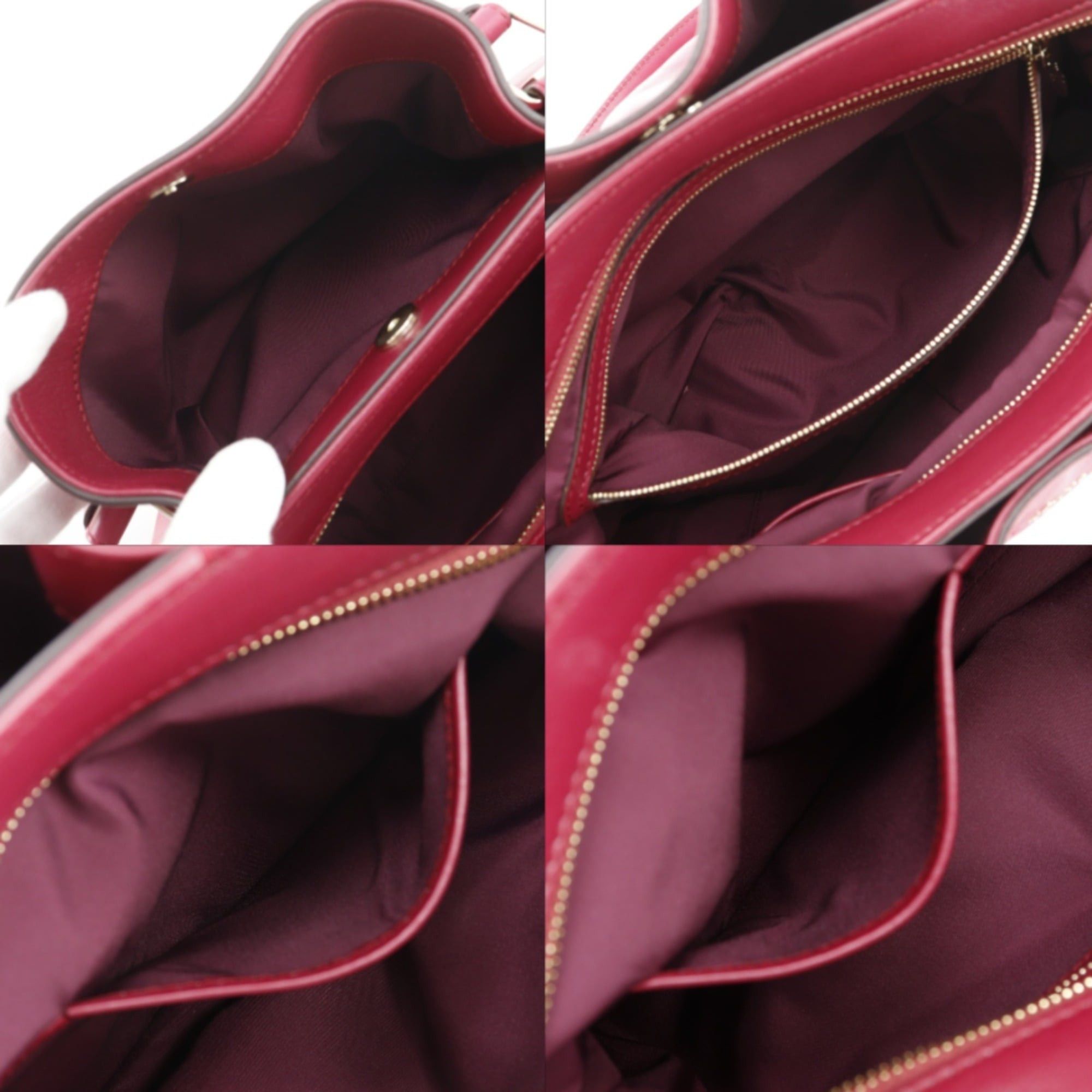 Tod's Tod's Flower Bag Tote Bag, Leather, Pink, A5 Size, Women's Size ONE SIZE - 8 Thumbnail