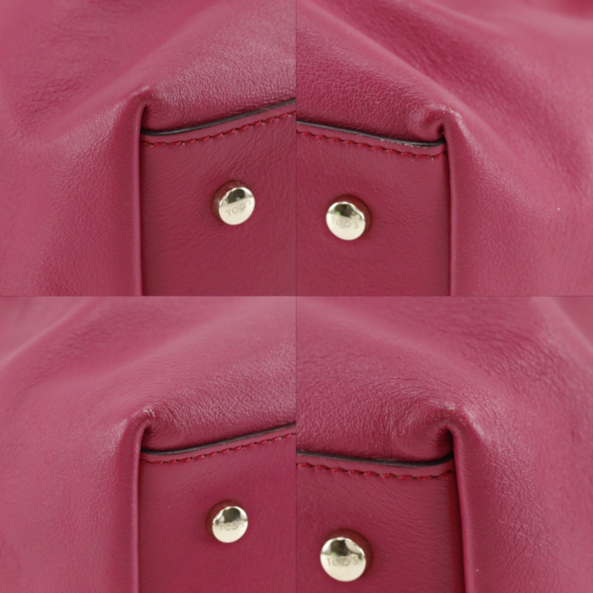 Tod's Tod's Flower Bag Tote Bag, Leather, Pink, A5 Size, Women's Size ONE SIZE - 4 Thumbnail