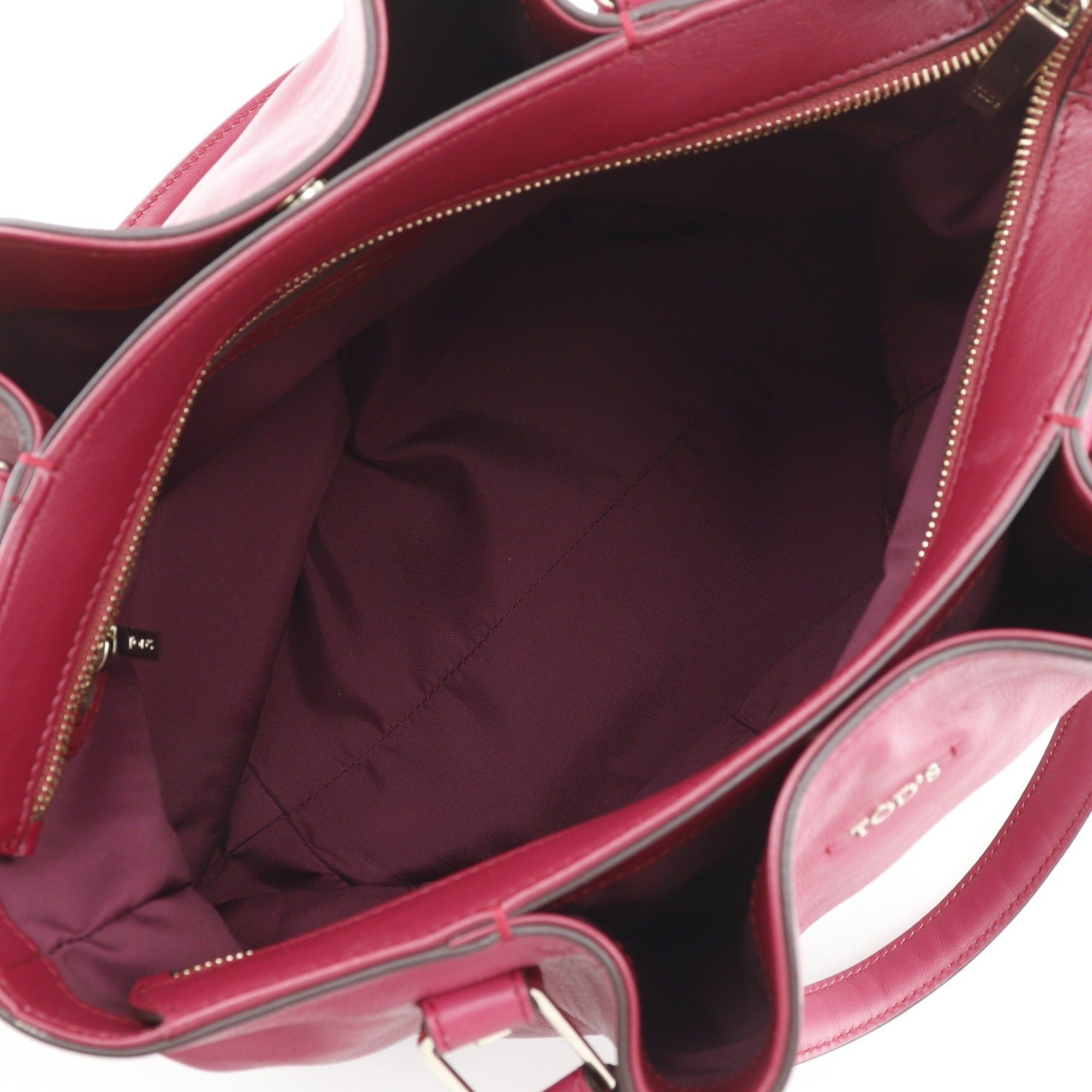 Tod's Tod's Flower Bag Tote Bag, Leather, Pink, A5 Size, Women's Size ONE SIZE - 6 Thumbnail