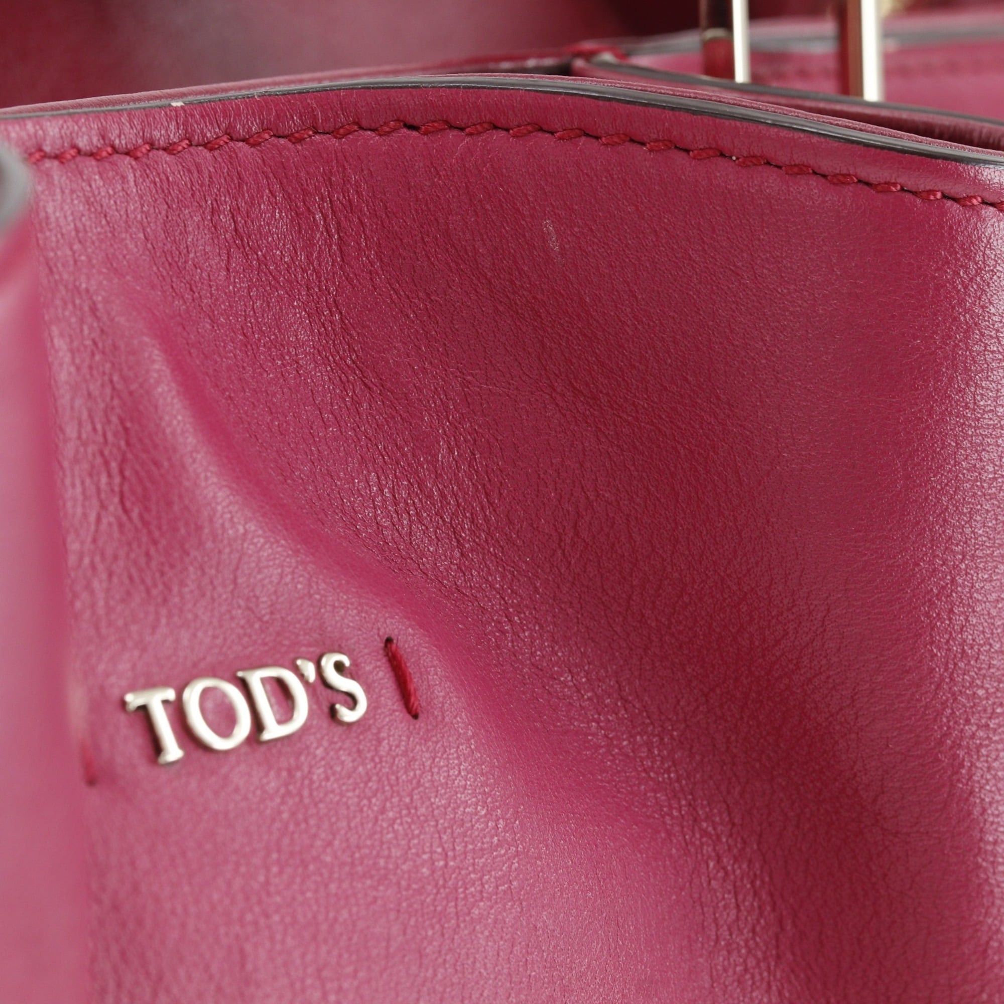 Tod's Tod's Flower Bag Tote Bag, Leather, Pink, A5 Size, Women's Size ONE SIZE - 15 Thumbnail