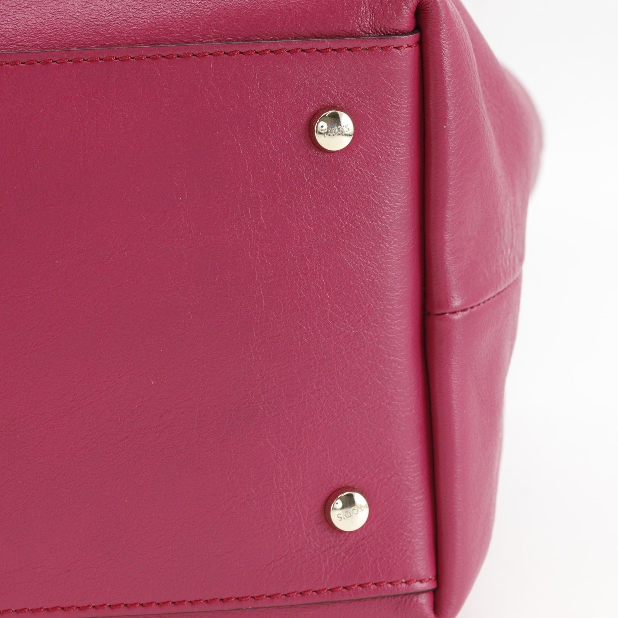 Tod's Tod's Flower Bag Tote Bag, Leather, Pink, A5 Size, Women's Size ONE SIZE - 10 Thumbnail