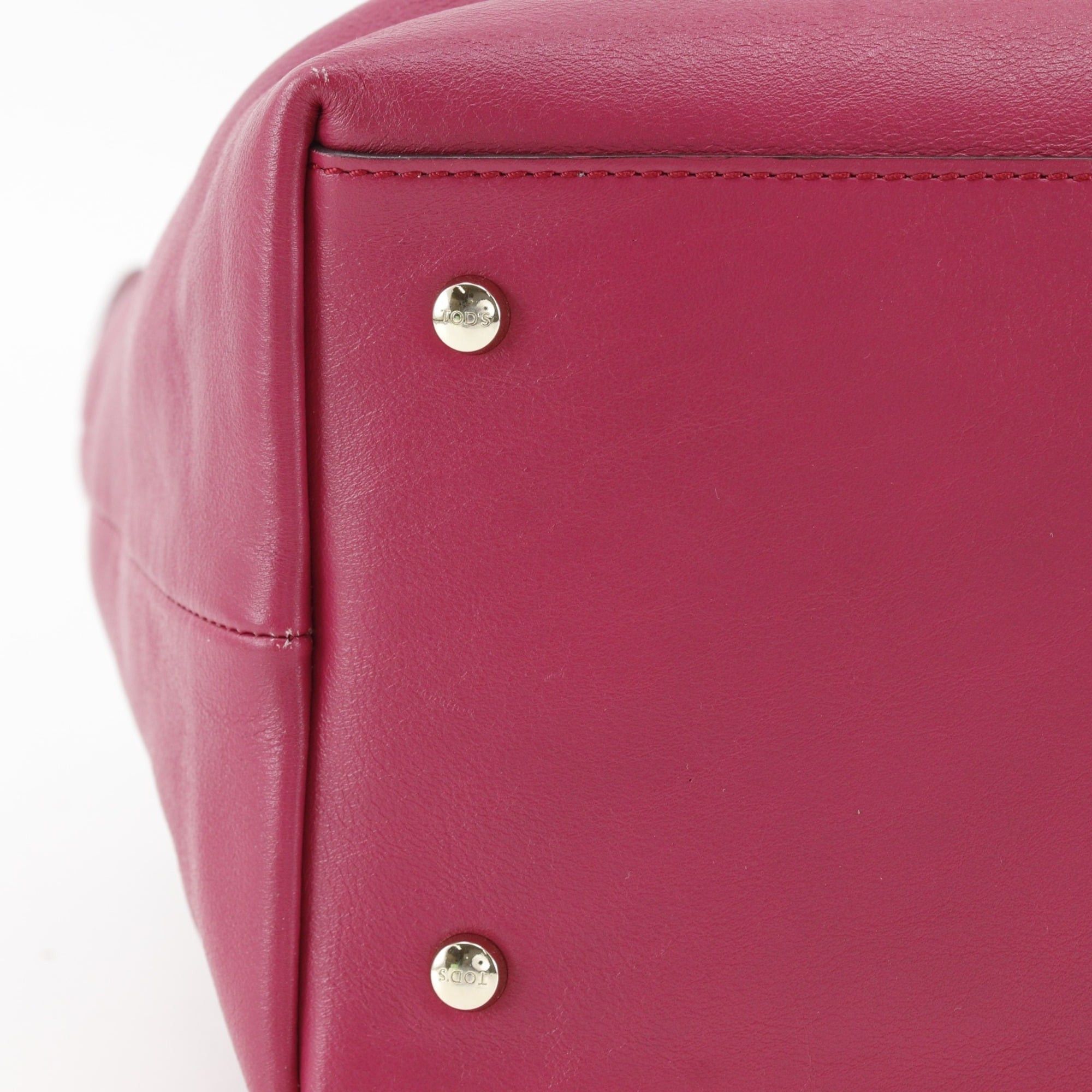 Tod's Tod's Flower Bag Tote Bag, Leather, Pink, A5 Size, Women's Size ONE SIZE - 9 Thumbnail