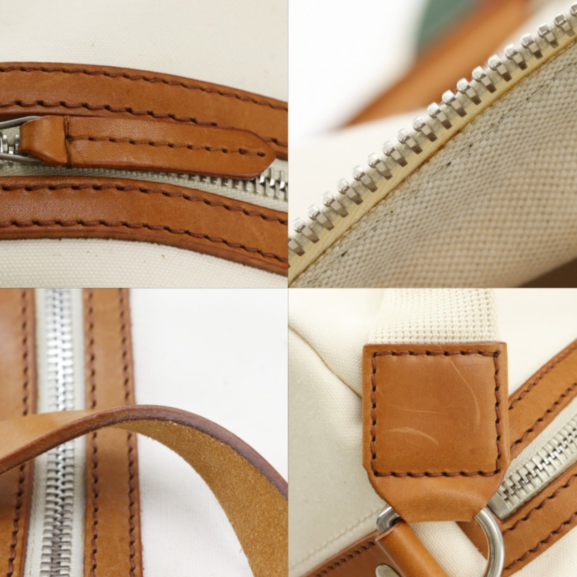 Gucci Gucci Webbing Line Boston Bag 2-Way Shoulder 256097 Canvas Off-White 2-way A4 line Unisex Size ONE SIZE - 9 Thumbnail