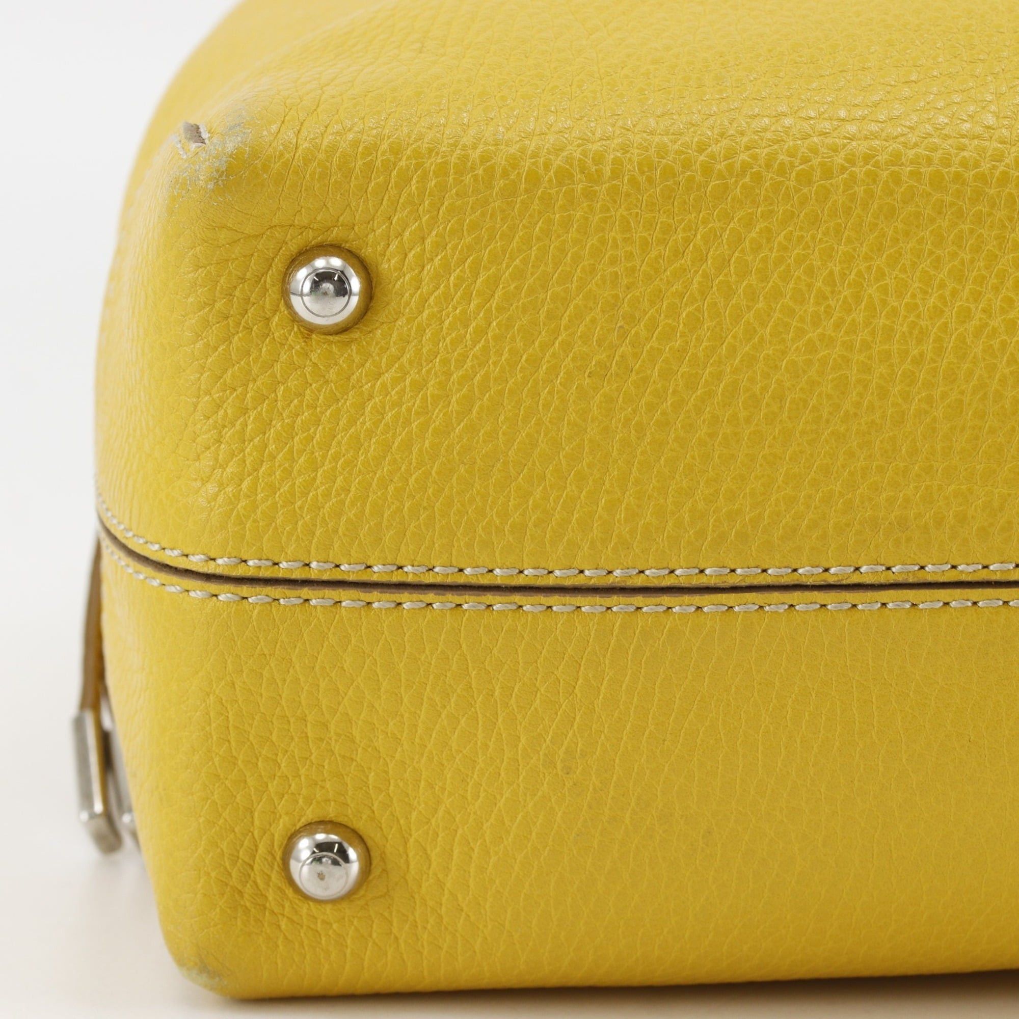 Tod's Tod's D-Bag Tote Bag, Leather, Yellow, A4 Size, Women's Size ONE SIZE - 16 Thumbnail